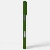 Coques Case-Mate iPhone Monogramme moderne Baisy vert et blanc (Verso / Droite)