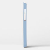 Coques Case-Mate iPhone Monogramme Moderne Bleu (Verso / Gauche)