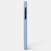 Coques Case-Mate iPhone Monogramme Moderne Bleu (Dos/Gauche)