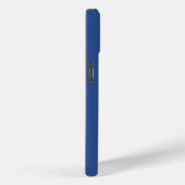 Coques Case-Mate iPhone Monogramme Moderne Bleu (Verso / Droite)