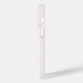 Coques Case-Mate iPhone Monogramme moderne Blush Pink Gold Script (Verso / Gauche)