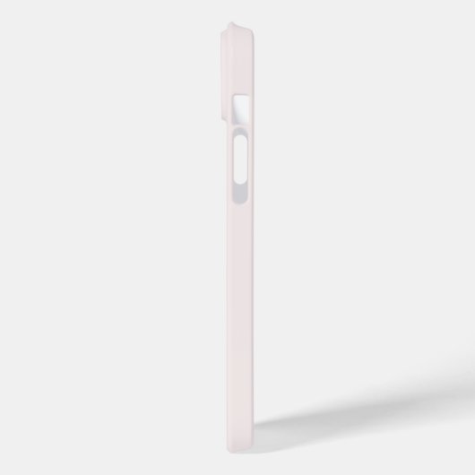 Coques Case-Mate iPhone Monogramme moderne Blush Pink Gold Script (Verso / Gauche)