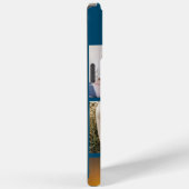 Coques Case-Mate iPhone Monogramme moderne Collage photo initial (Verso / Droite)