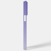 Coques Case-Mate iPhone Monogramme moderne de lavande à dégradé minimal pe (Verso / Droite)