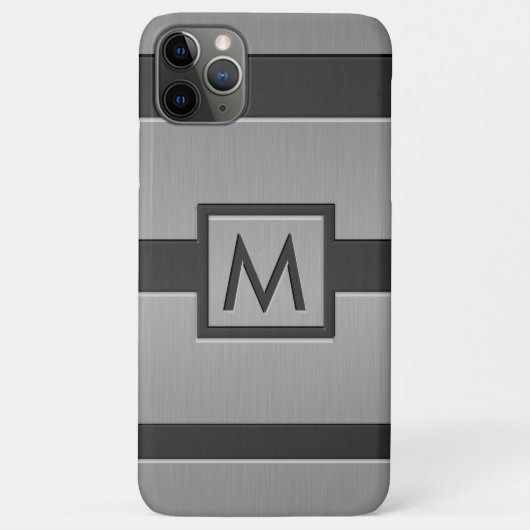 Coques Case-Mate iPhone Monogramme moderne de style (Dos)