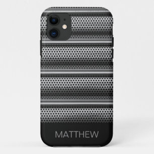 Case-Mate iPhone Case Monogramme moderne en argent