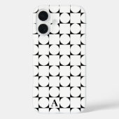 Coques Case-Mate iPhone Monogramme moderne géométrique tendance (Verso)