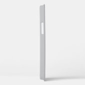 Coques Case-Mate iPhone Monogramme Moderne Gris (Verso / Droite)