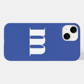 Coques Case-Mate iPhone Monogramme moderne initial (Verso (horizontal))