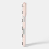 Coques Case-Mate iPhone Monogramme Moderne Motif rose-rose (Verso / Droite)