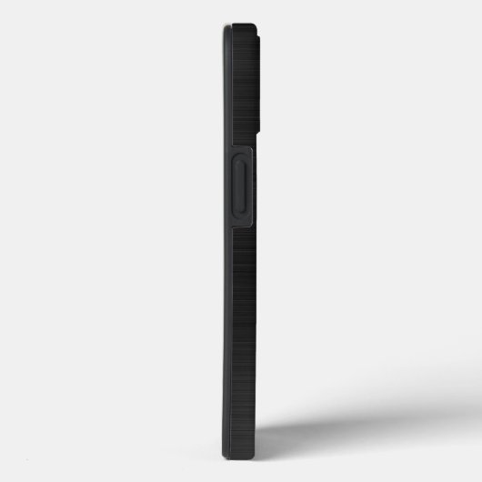 Coques Case-Mate iPhone Monogramme moderne noir (Verso / Droite)