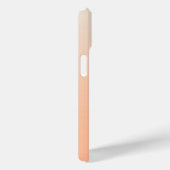 Coques Case-Mate iPhone Monogramme moderne Nom initial Turquoise Aqua Grad (Verso / Droite)