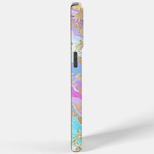 Coques Case-Mate iPhone Monogramme Moderne Parties scintillant Abstraite p (Verso / Droite)