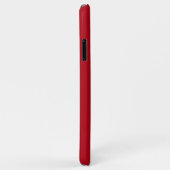 Coques Case-Mate iPhone Monogramme Moderne Rouge (Dos/Droite)