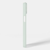 Coques Case-Mate iPhone Monogramme moderne Sage vert (Verso / Droite)