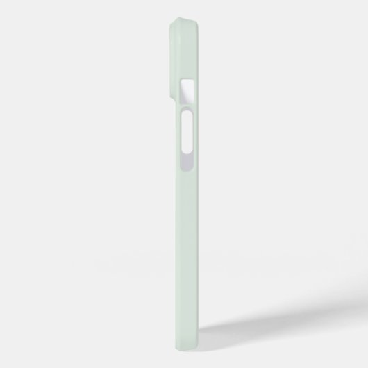 Coques Case-Mate iPhone Monogramme moderne Sage vert (Verso / Gauche)
