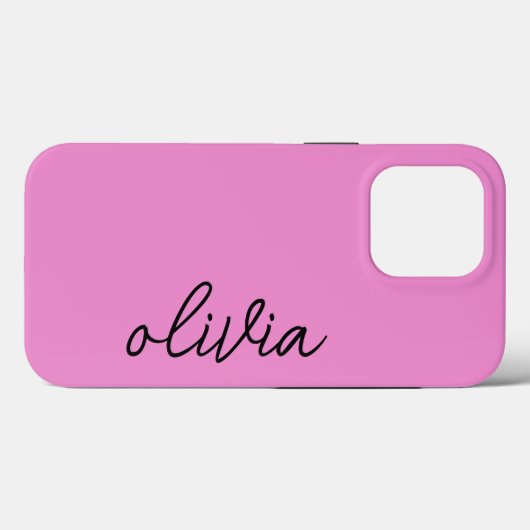 Coques Case-Mate iPhone Monogramme moderne simple et moderne (Verso (horizontal))