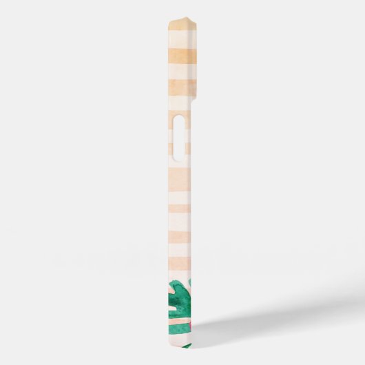 Coques Case-Mate iPhone Monogramme moderne Tropical Botanique (Verso / Droite)