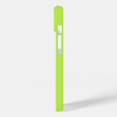 Coques Case-Mate iPhone Monogramme moderne vert cime (Verso / Gauche)