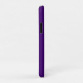 Coques Case-Mate iPhone Monogramme Moderne Violet (Dos/Droite)