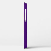 Coques Case-Mate iPhone Monogramme Moderne Violet (Verso / Gauche)