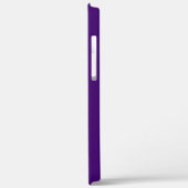 Coques Case-Mate iPhone Monogramme Moderne Violet (Verso / Gauche)