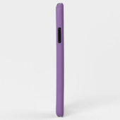 Coques Case-Mate iPhone Monogramme Moderne Violet (Dos/Droite)