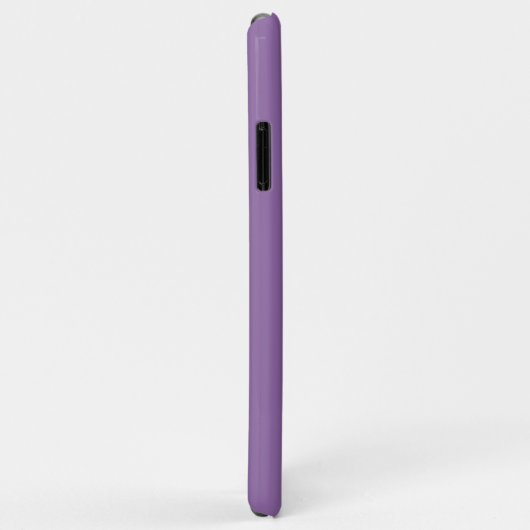 Coques Case-Mate iPhone Monogramme Moderne Violet (Dos/Droite)