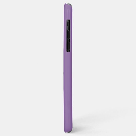 Coques Case-Mate iPhone Monogramme Moderne Violet (Dos/Gauche)