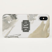Coques Case-Mate iPhone Monogramme | Momentum monochrome (Dos (Horizontal))