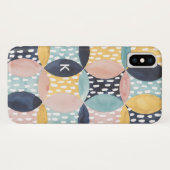 Coques Case-Mate iPhone Monogramme | Motif circulaire Abstrait (Dos (Horizontal))