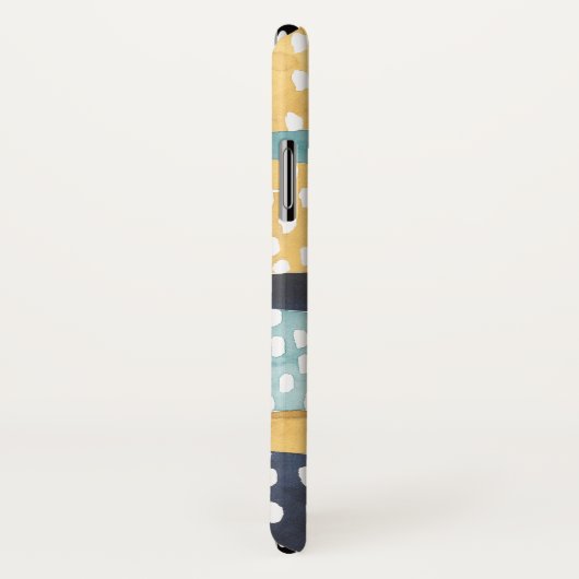 Coques Case-Mate iPhone Monogramme | Motif circulaire Abstrait (Dos/Droite)
