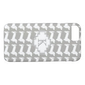 Coques Case-Mate iPhone Monogramme Motif de race de chien Dachshund (Dos (Horizontal))