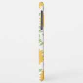 Coques Case-Mate iPhone Monogramme Motif de tournesol rustique (Dos/Gauche)