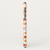 Coques Case-Mate iPhone Monogramme| Motif d'eau d'orange vif (Dos/Gauche)