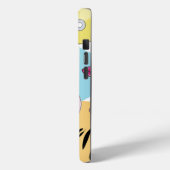 Coques Case-Mate iPhone Monogramme Motif des années 1990 (Verso / Gauche)