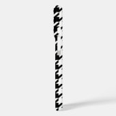 Coques Case-Mate iPhone Monogramme Motif noir et rose (Verso / Gauche)