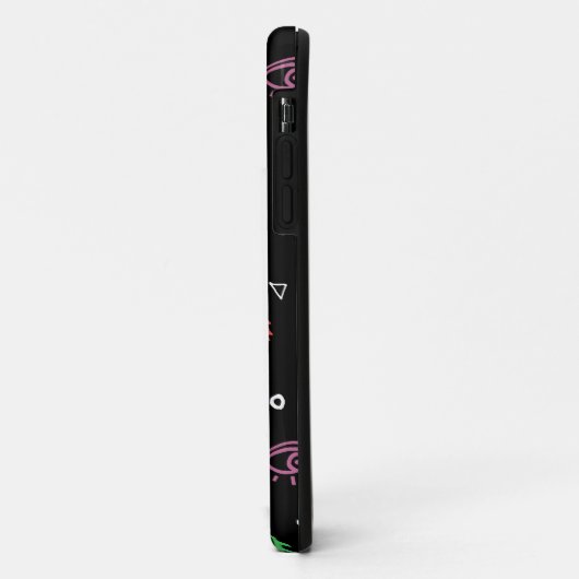 Coques Case-Mate iPhone Monogramme Motif oculaire ajouter prénom (Dos/Gauche)
