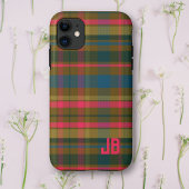 Coques Case-Mate iPhone Monogramme Motif plaid