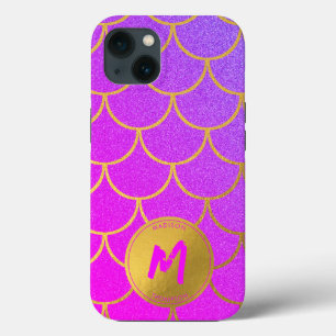 Case-Mate iPhone Case Monogramme Motif rose or