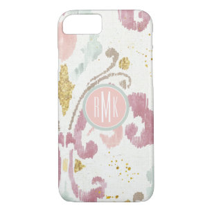 Coque iPhone 7 Monogramme  Motif Soft Deco