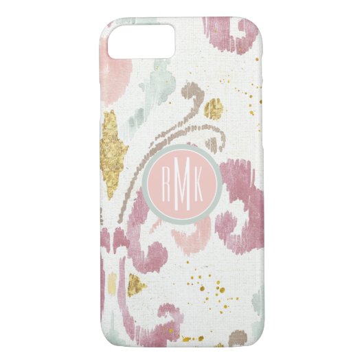 Coques Case-Mate iPhone Monogramme| Motif Soft Deco (Dos)