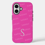 Coques Case-Mate iPhone Monogramme motif Typographie moderne (Verso)