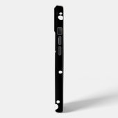 Coques Case-Mate iPhone Monogramme | Noir & blanc mignon Chien Chien Empre (Verso / Gauche)