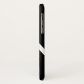 Coques Case-Mate iPhone Monogramme noir et blanc Abstrait (Dos/Gauche)