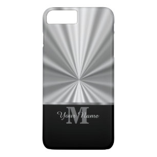 Etui iPhone Case-Mate Monogramme noir métallique en argent