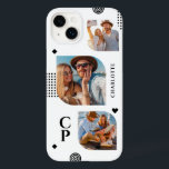 Coque Pour iPhone 14 Plus Monogramme Nom 3 Photo Collage tendance moderne<br><div class="desc">Monogram Name 3 Photo Collage Tendance moderne casques de téléphone comprend un collage photo de trois de vos photos préférées avec votre nom personnalisé et monogramme en élégant script noir. Personnalisez en modifiant le texte dans les zones de texte fournies. Parfait pour l'anniversaire, Noël, la fête des mères et plus...</div>