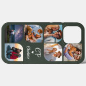 Coques Case-Mate iPhone Monogramme Nom 6 Photo Moderne Branché Simple (Verso (horizontal))