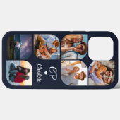Coques Case-Mate iPhone Monogramme Nom 6 Photo Moderne Branché Simple (Verso (horizontal))