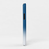 Coques Case-Mate iPhone Monogramme Nom Blue Ombre Tropical Scallop Shells (Dos/Droite)